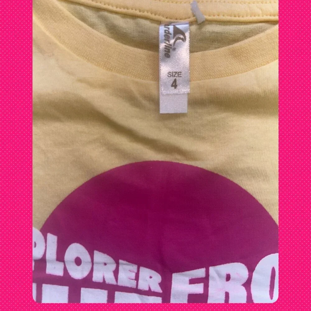 Explorer from the Future Girls Outfit | Trendy Slogan Top and Leggings - Picture 4 of 4